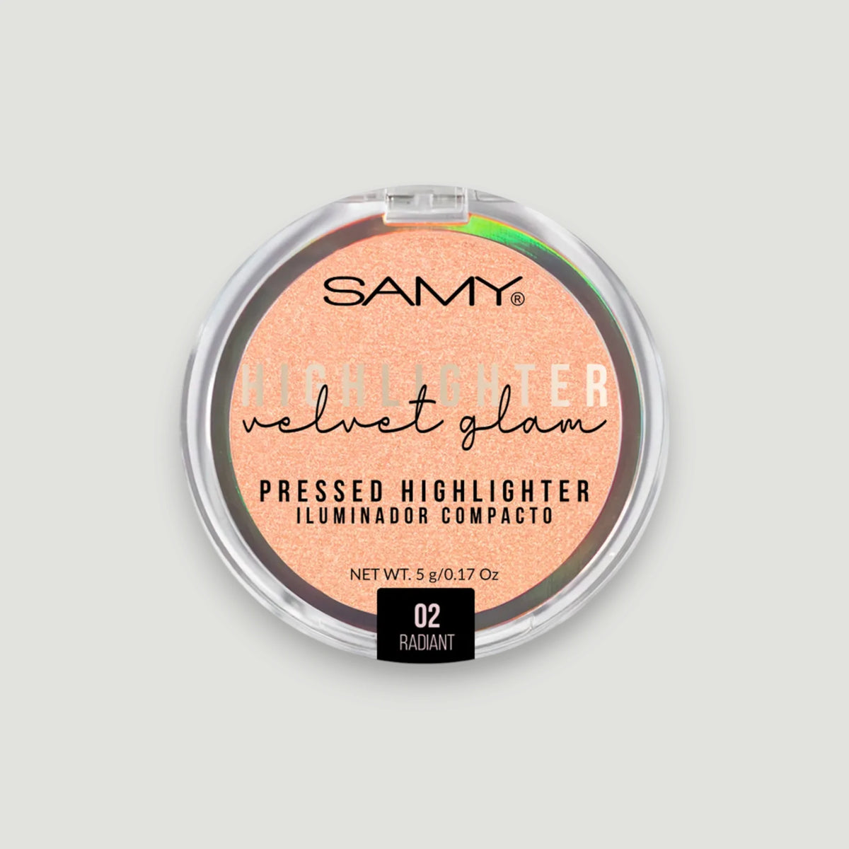 Polvo Comp Iluminador Velvet Glam Samy