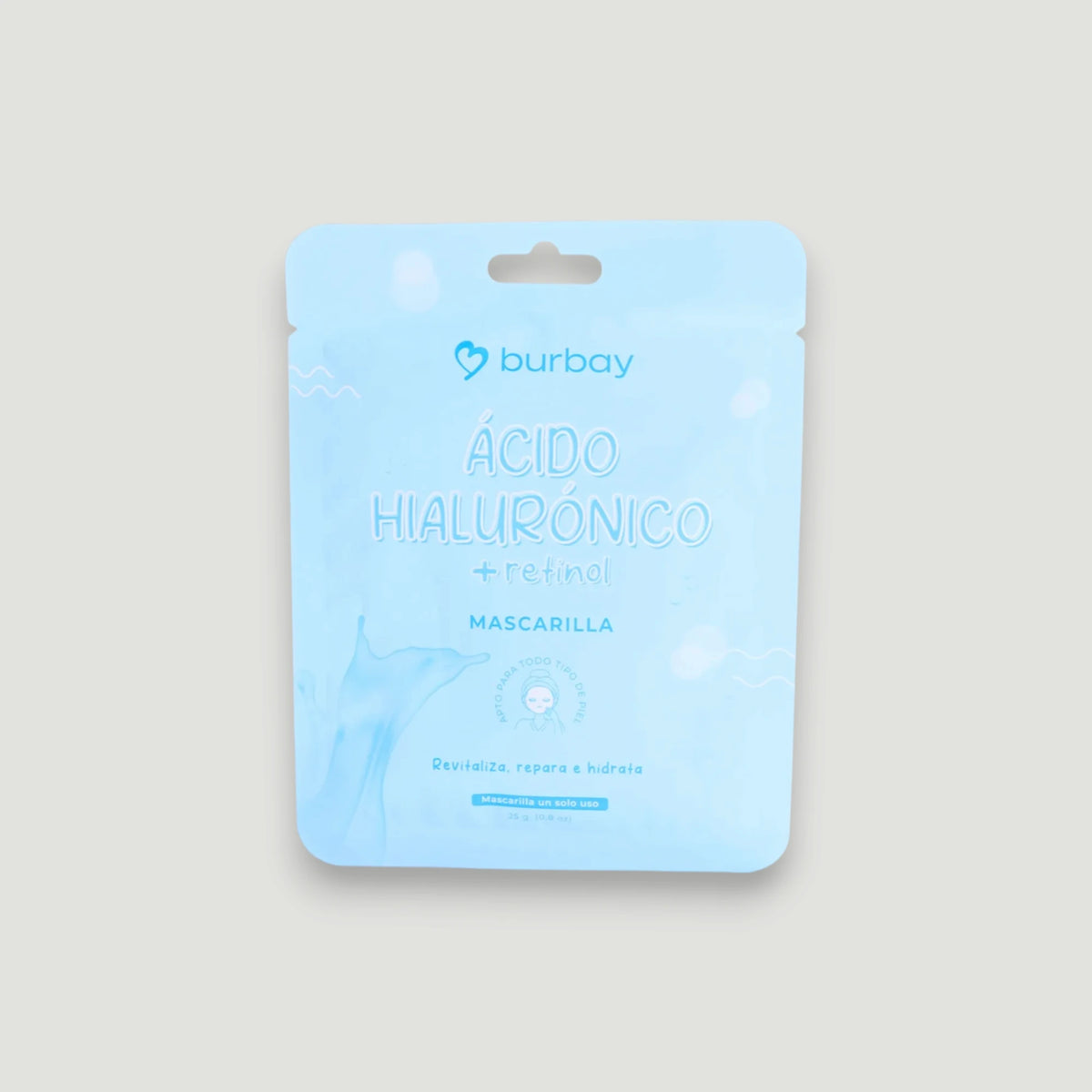 Velo Facial Acido Hyaluronico Burbay