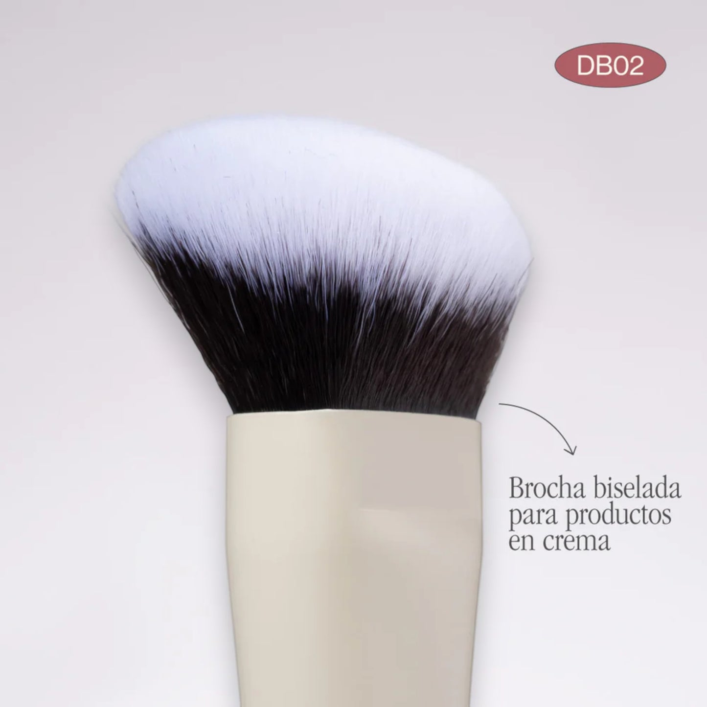 Brocha Duo Glam Db02 Base/Prod Crema