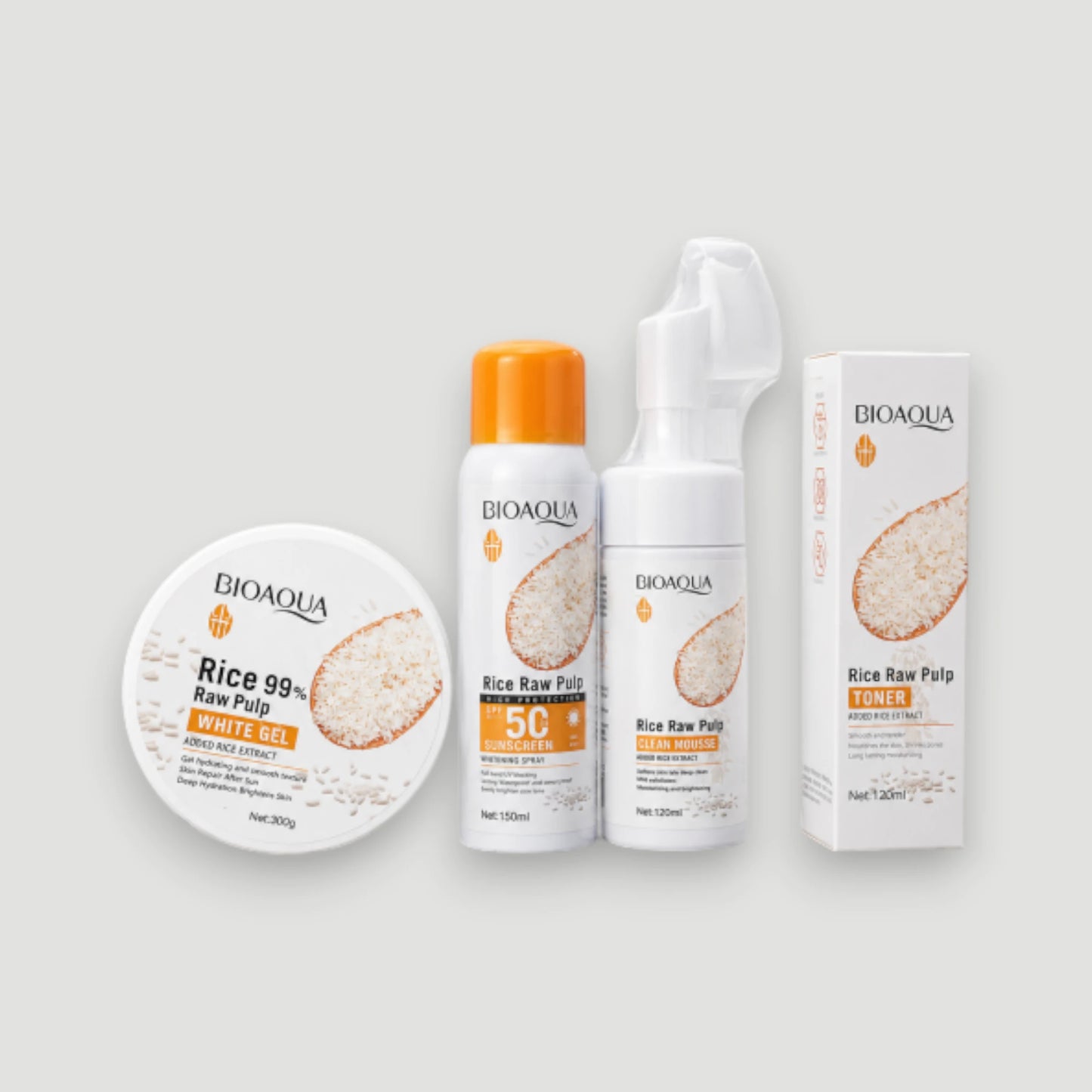 Combo Facial Arroz Bioaqua