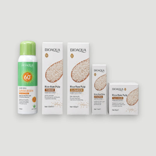 Combo Facial Arroz + Protector Solar Aloe Vera
