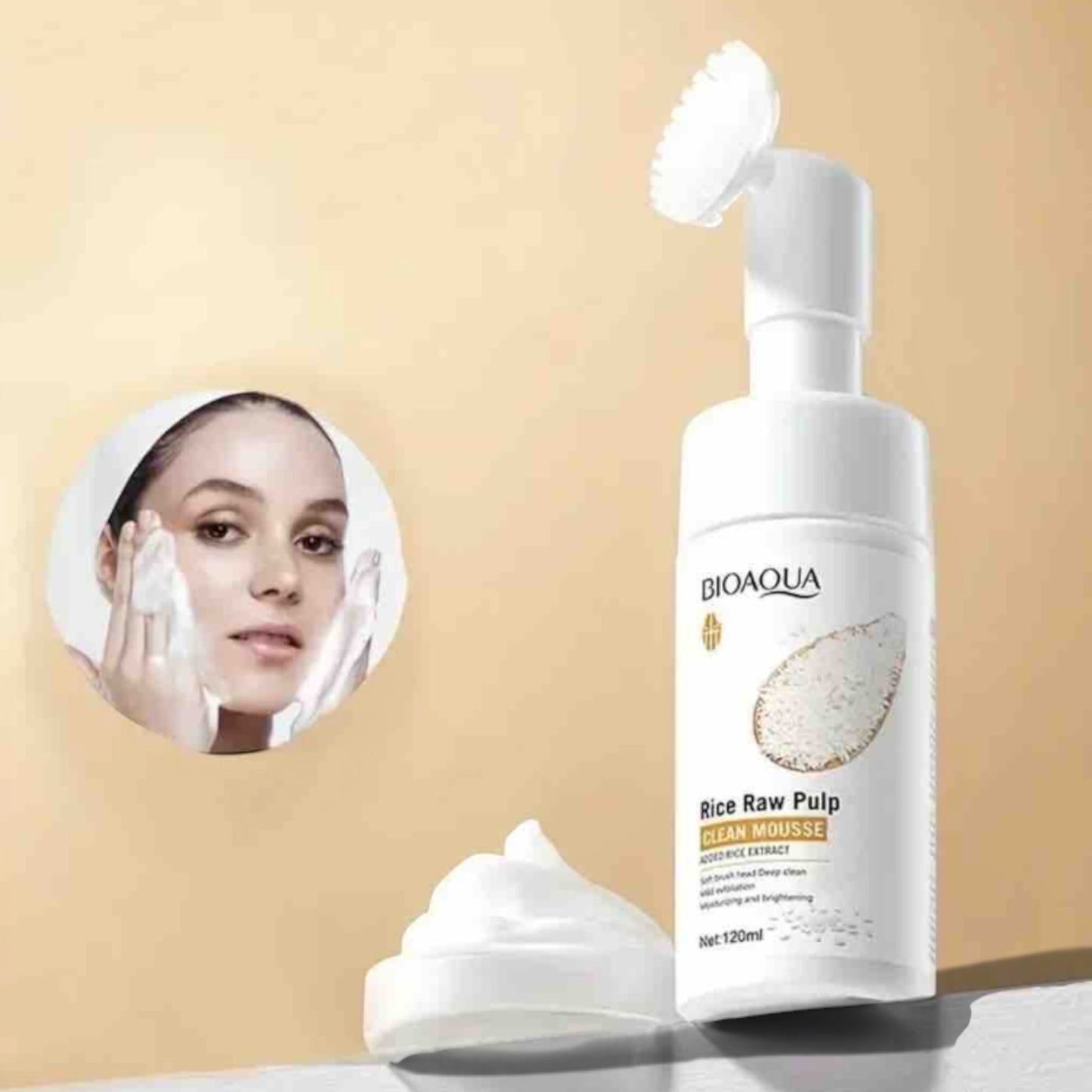 Jabon Espuma Facial De Arroz 51803 Bioaqua