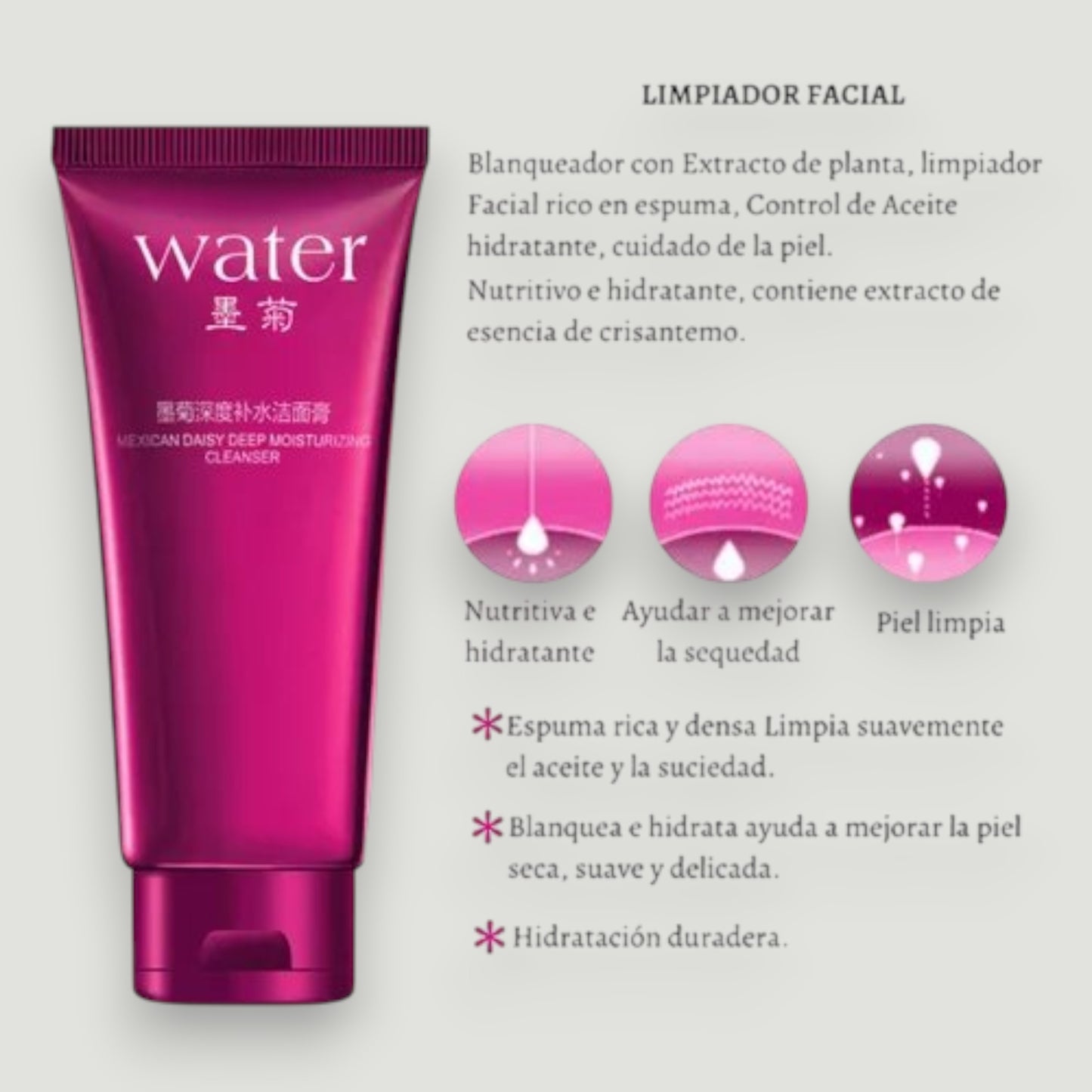 Jabon Facial Crisantemo 58000  Bioaqua