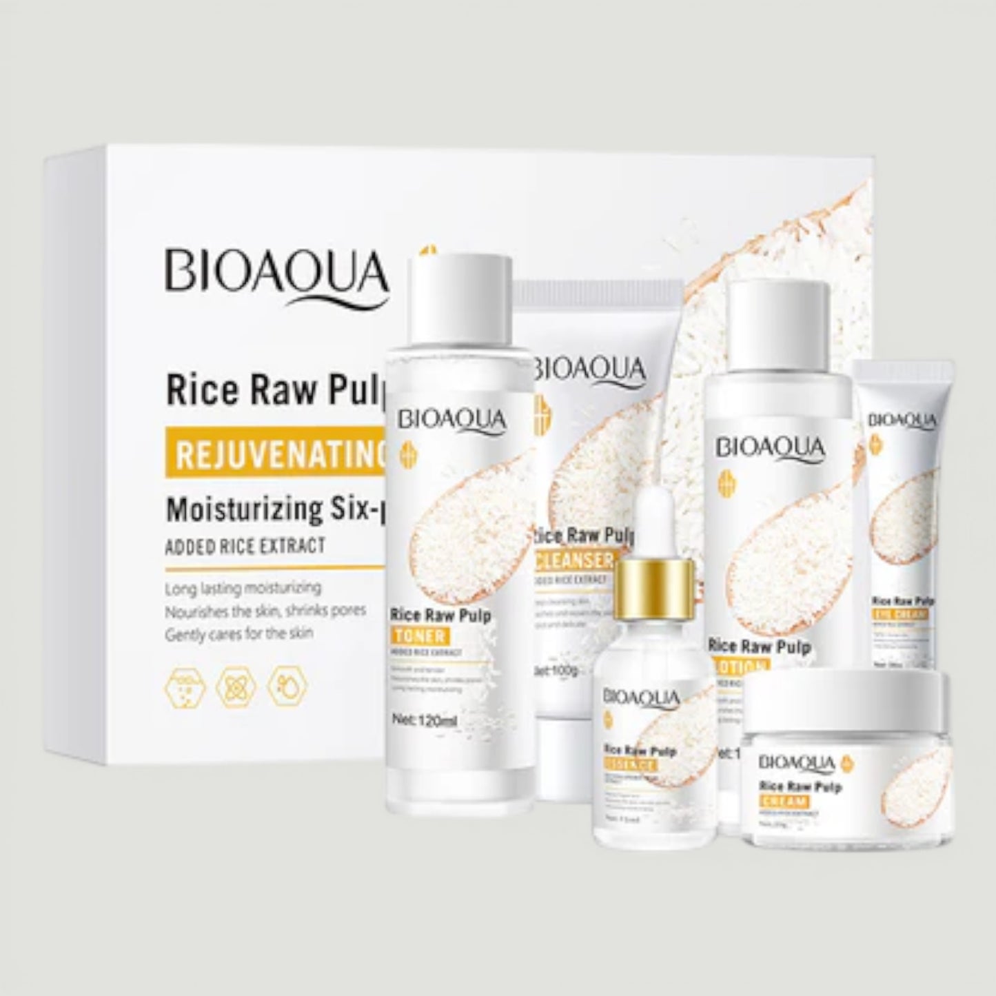 Kit Facial De Arroz 45966 Bioaqua
