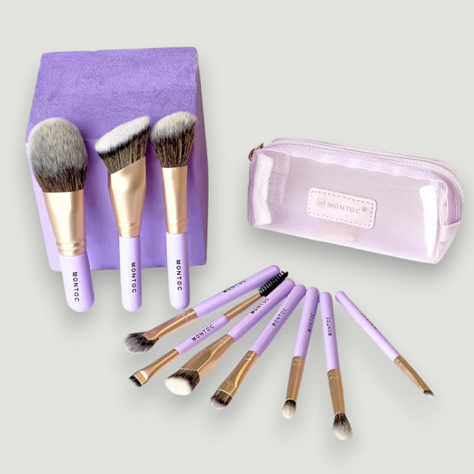 Kit De Brochas Purple Sol Montoc