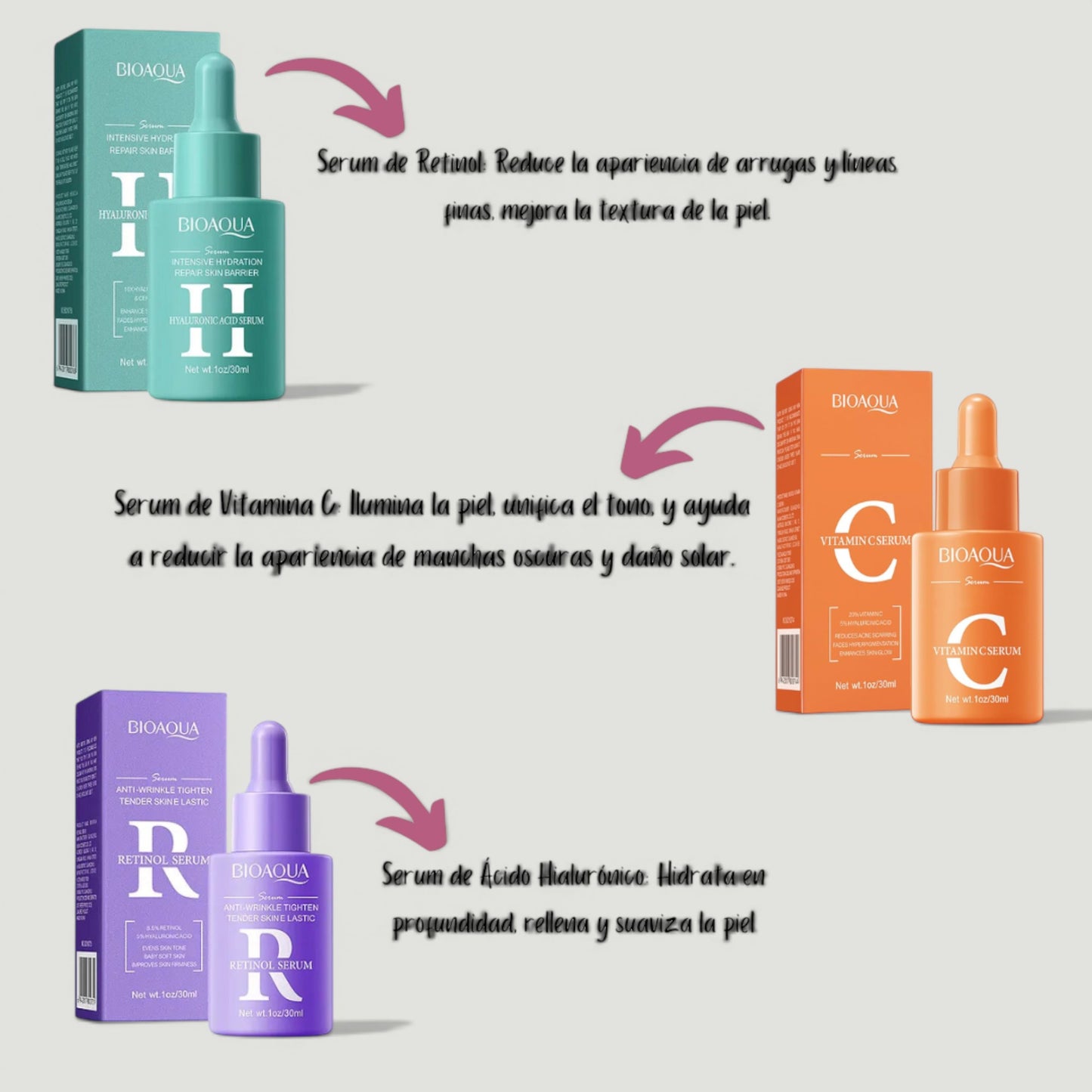 Kit Serum Facial 37350 Bioaqua