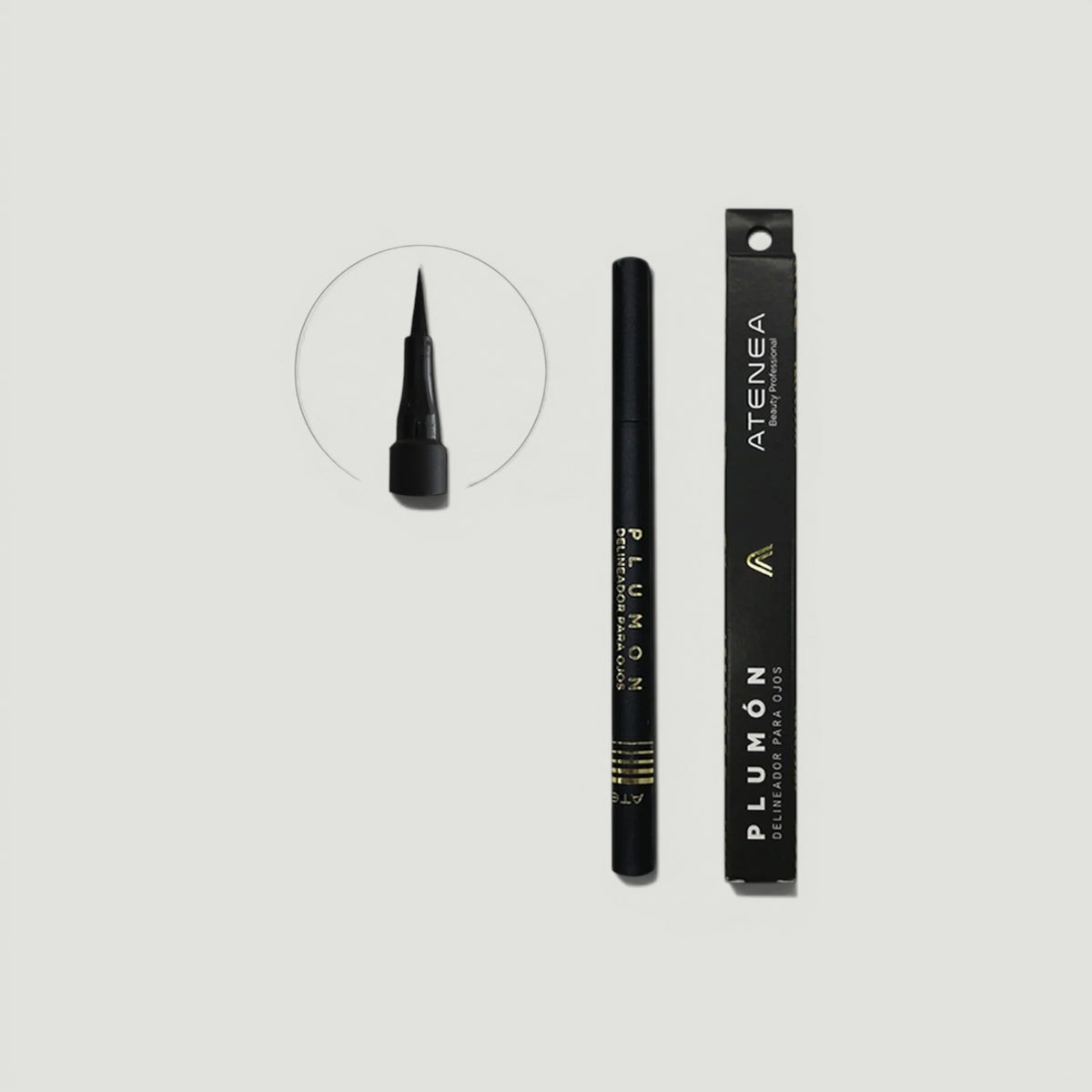 Delineador De Ojos Plumon Negro Atenea