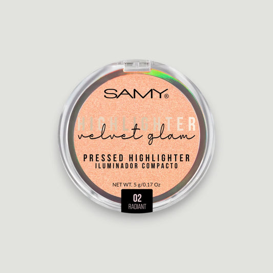 Polvo Comp Iluminador Velvet Glam Samy