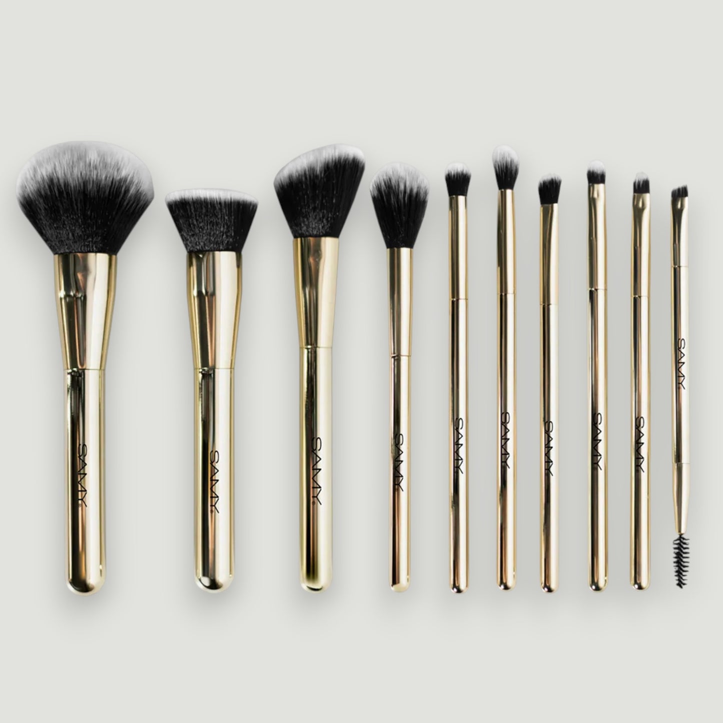 Set De Brochas X10 Velvet Glam