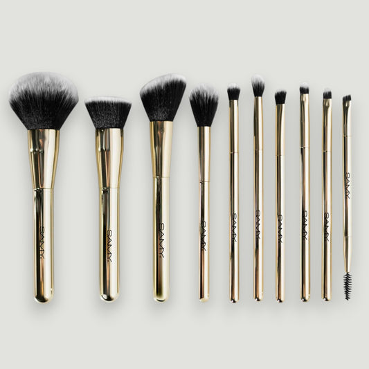 Set De Brochas X10 Velvet Glam